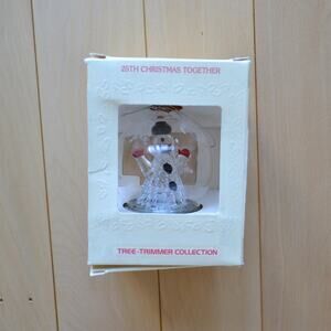 NWT Vintage Hallmark Snow Globe Frosty Snowman Christmas Holiday Ornament
